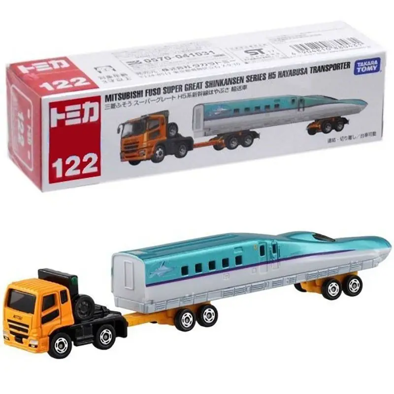 

TAKARA TOMY Tomica No 122 Mitsubishi Shinkansen Extended Alloy Transporter Truck Toy Collectible Ornament Gift for Boys