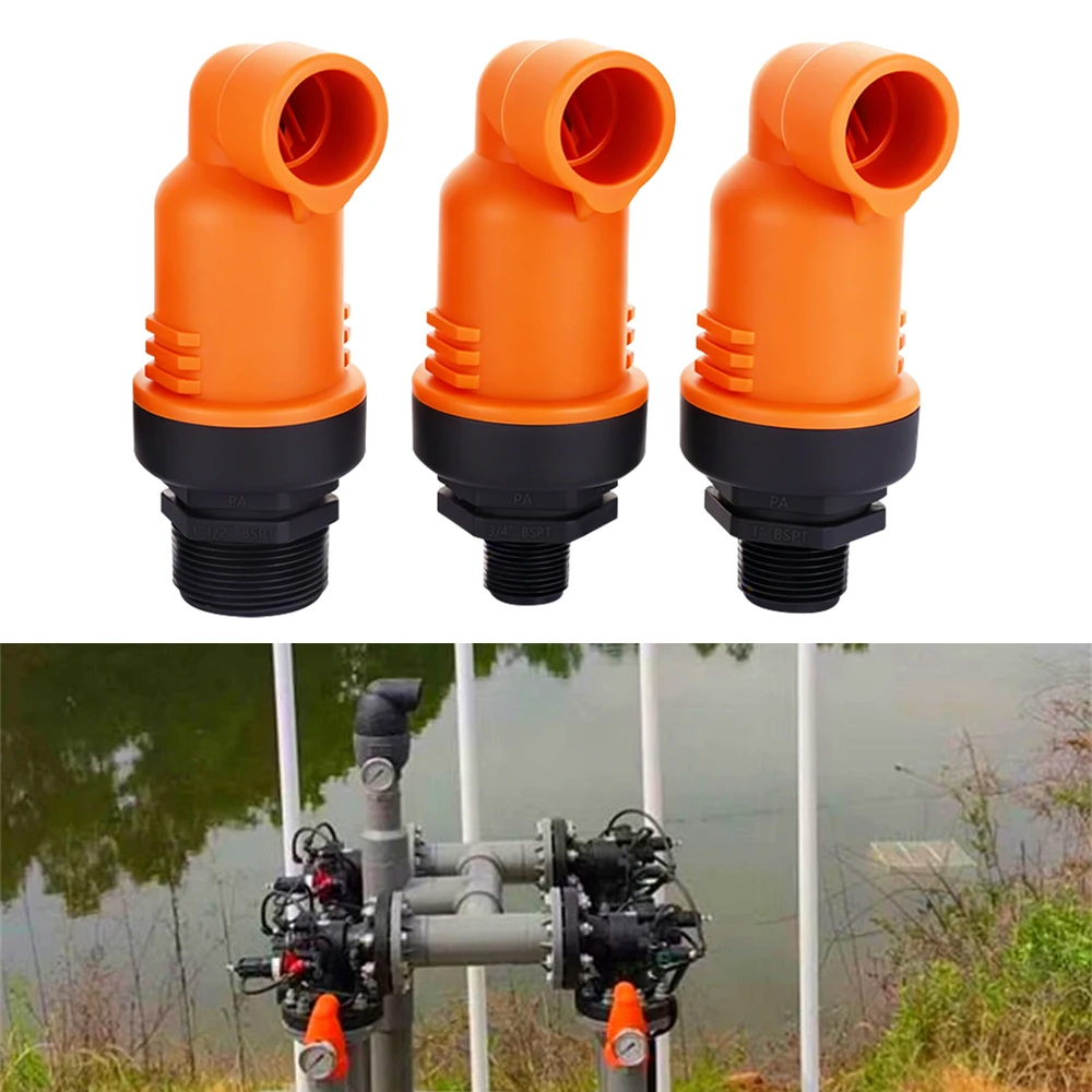 Automatic Intake/Exhaust Valve 3/4'' 1'' 1.5'' 2'' External Thread Plastic Garden Agricultural Irrigation Water Tank Air Valve