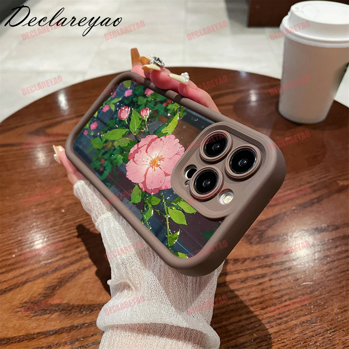 DECLAREYAO ماتي بولي يوريثان لينة خفيفة سليم حالات ل Realme 11 C15 P V13 2 Q3 50 C51 Narzo C17 C67 GT3 لايت C11 يغطي حافظة للصدمات