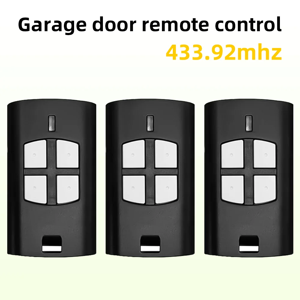 For DEA 433.92MHz Rolling Code Fixed Code Garage Door Remote Control Compatible with GTI2 GTI4 GT2 GT4 GT2M GT4M Transmitter