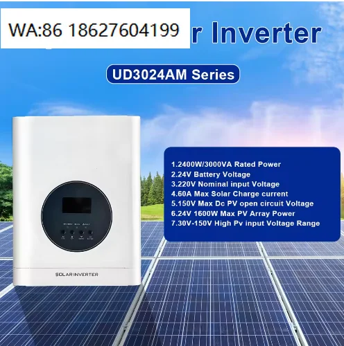

Hybrid Solar Micro Inverter 2400W Balcony On Grid UPS Off Grid Waterproof Energy Storage Device