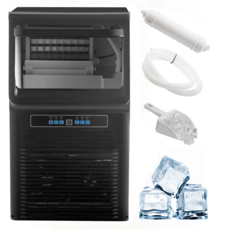 30kg/24H Countertop Ice Maker with 36pcs Tray Portable