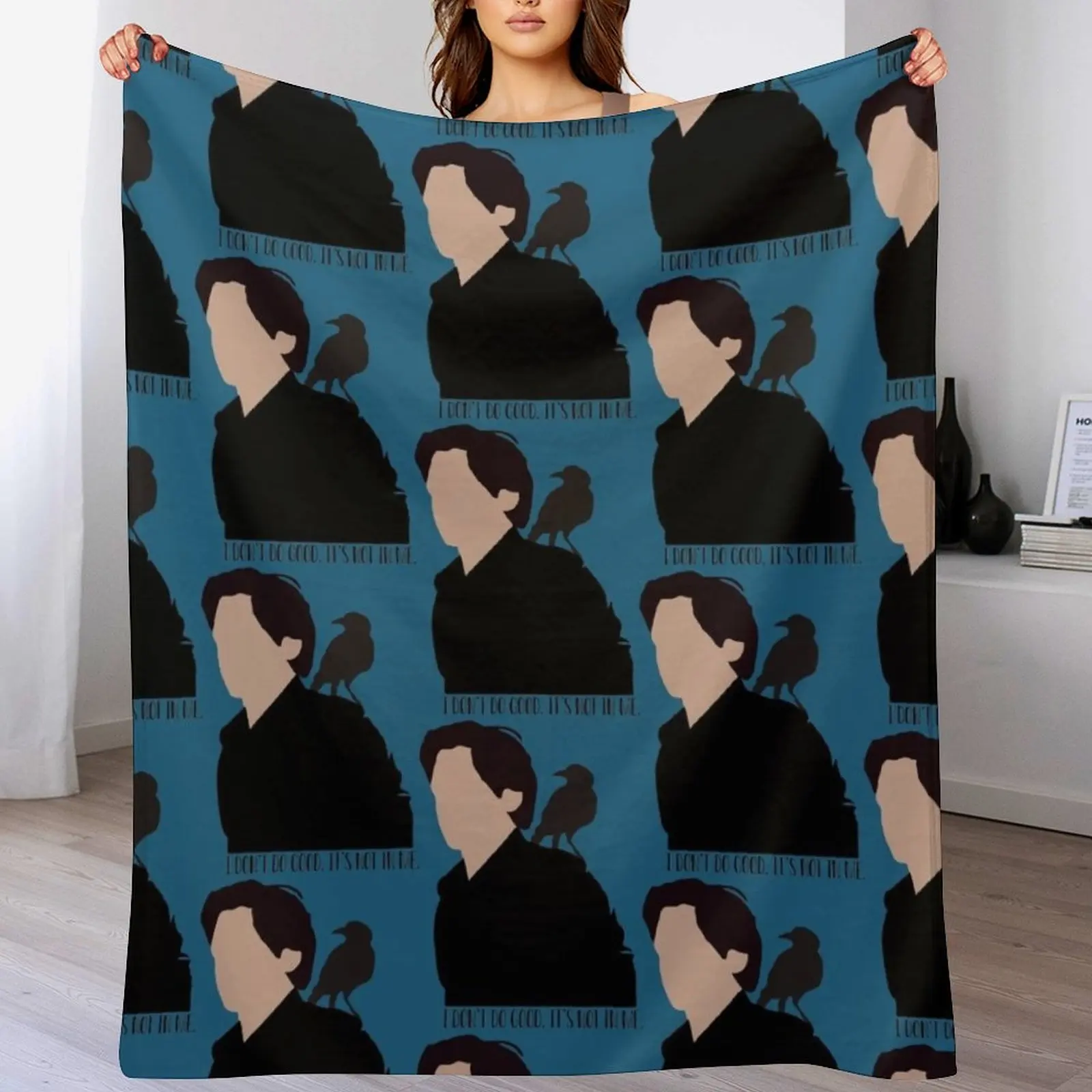 

Damon Salvatore Quote Throw Blanket