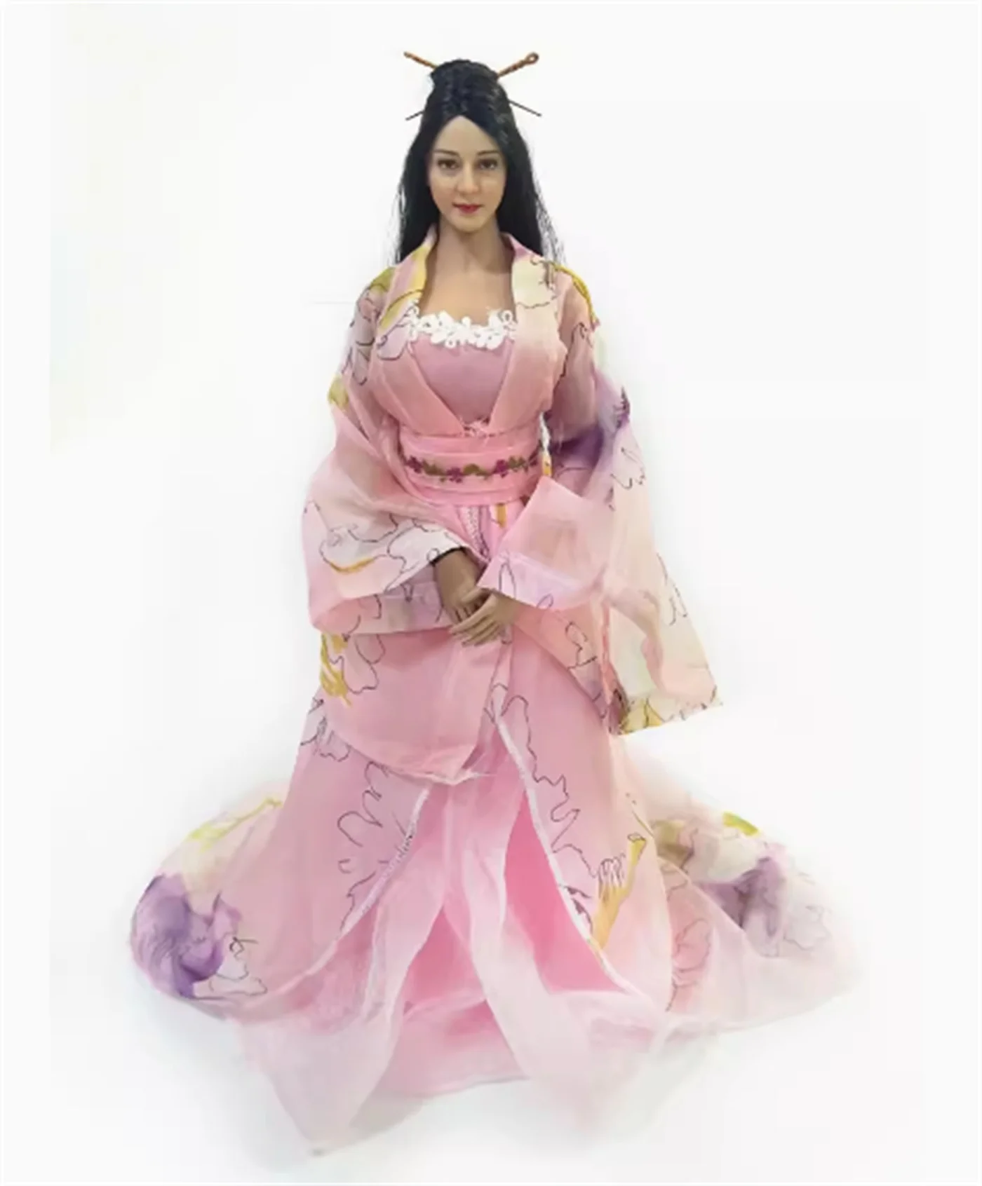 1/6 Chinese Ancient Costume  Dress female Suit  Hanfu Robe outfit  for 12inch PHICEN TBL UD Figure Model  Clothes  Cosplay Toys