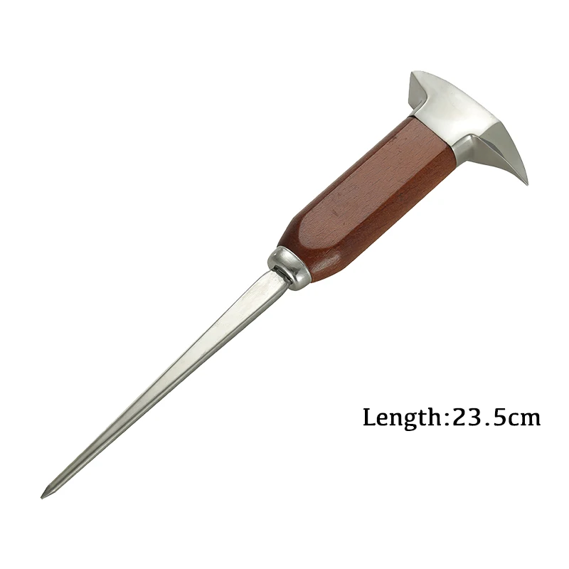 ICE CRUSHERS Stainless Steel Ice Pick Bar Pickaxe, Bar Chisel and 1-Point Ice Piton