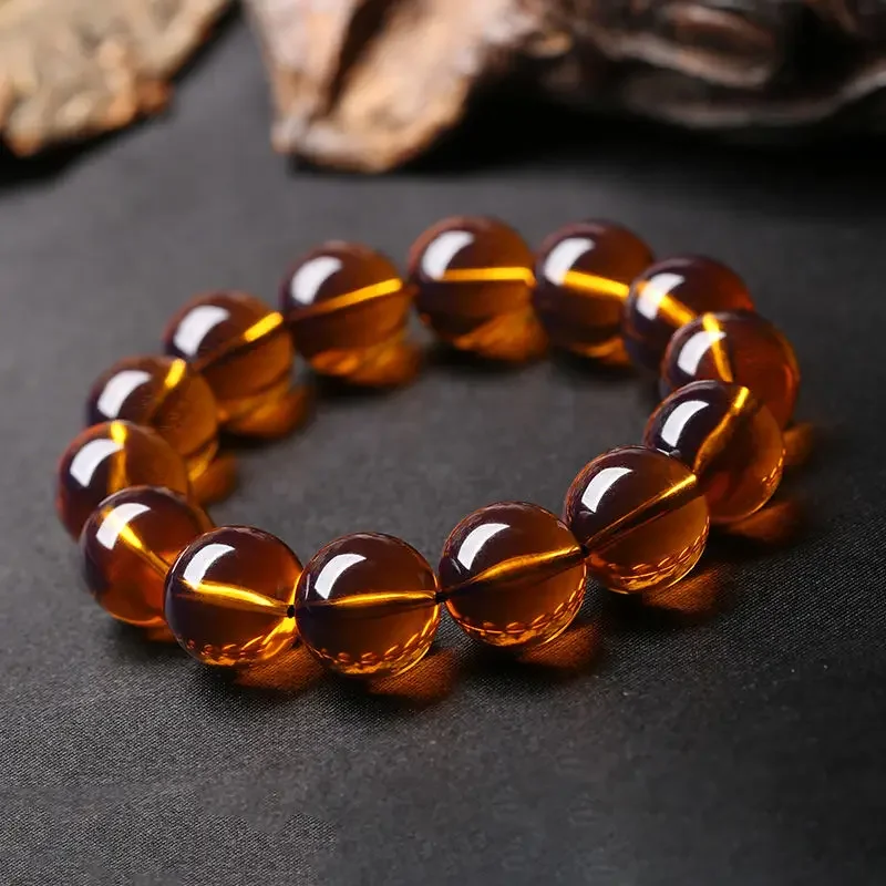 

Myanmar Amber Beeswax Bracelet 25-108 Multi-circle Sweater Chain Men and Women Beads Single Circle Gift Bracelets for Women