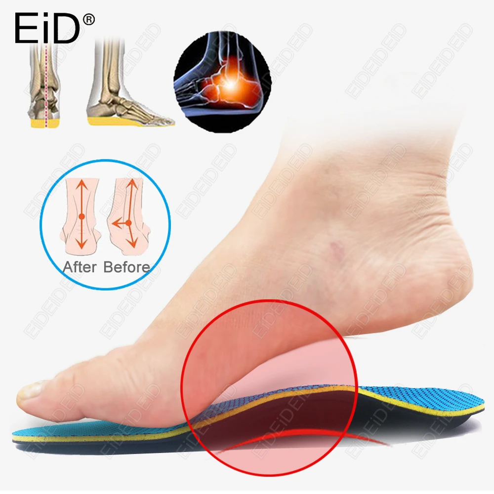 Plantar Fasciitis Orthopedic Sport Insole Men Women Sneaker Flat Feet High Arch Support Orthotic Insoles Plantillas Insert Sole