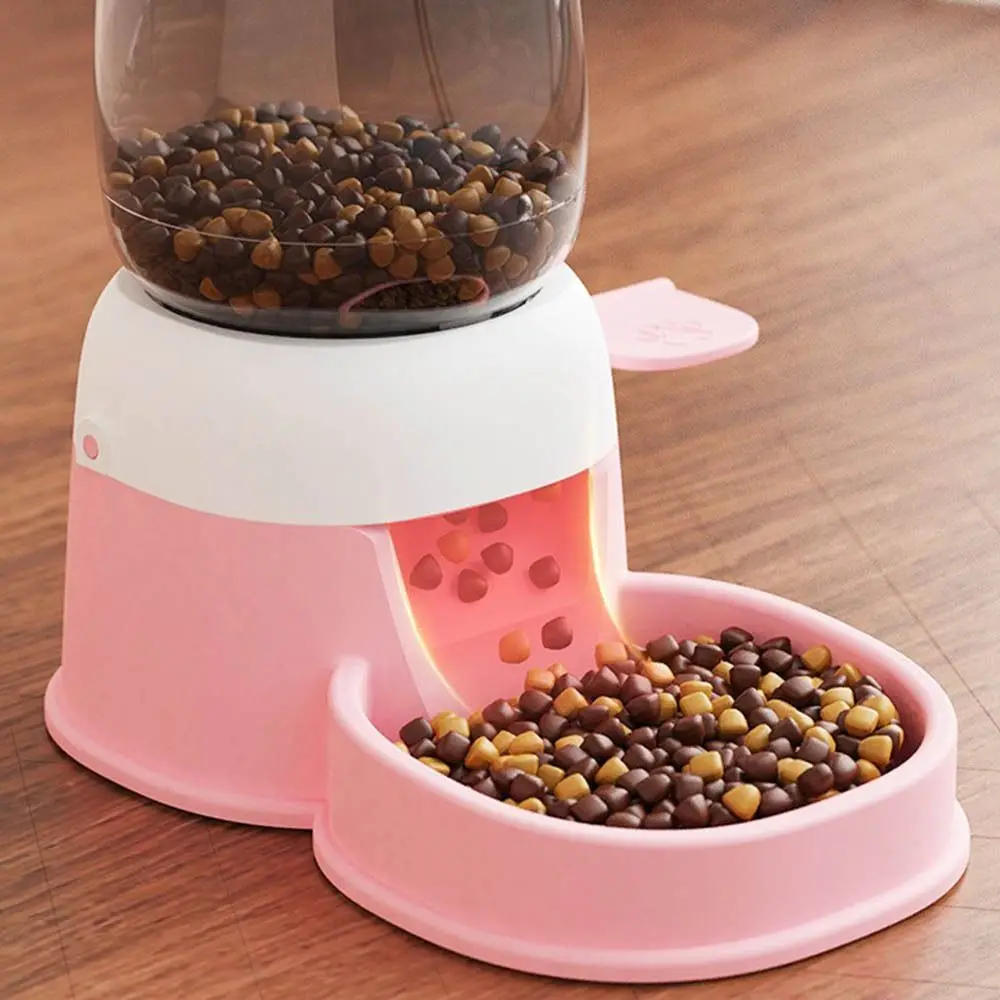 وعاء نافورة مياه بسعة كبيرة قابل للفصل مع نافورة مياه أوتوماتيكية لتغذية الحيوانات الأليفة فصل جاف ورطب موزع طعام الكلاب