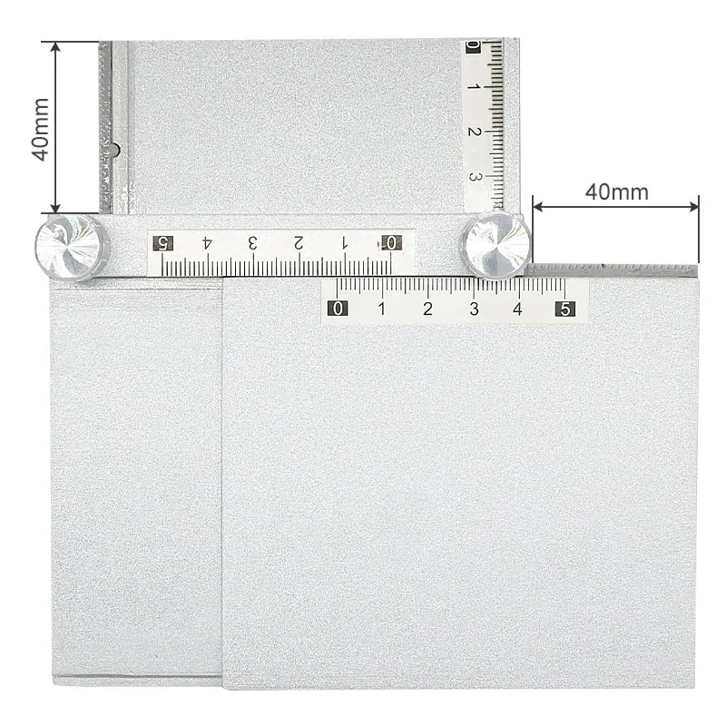 Adjustable Digital Microscope Holder Stereo Microscope Stage Precision Objective Slide Two-way Route Table 40 mm XY Plate