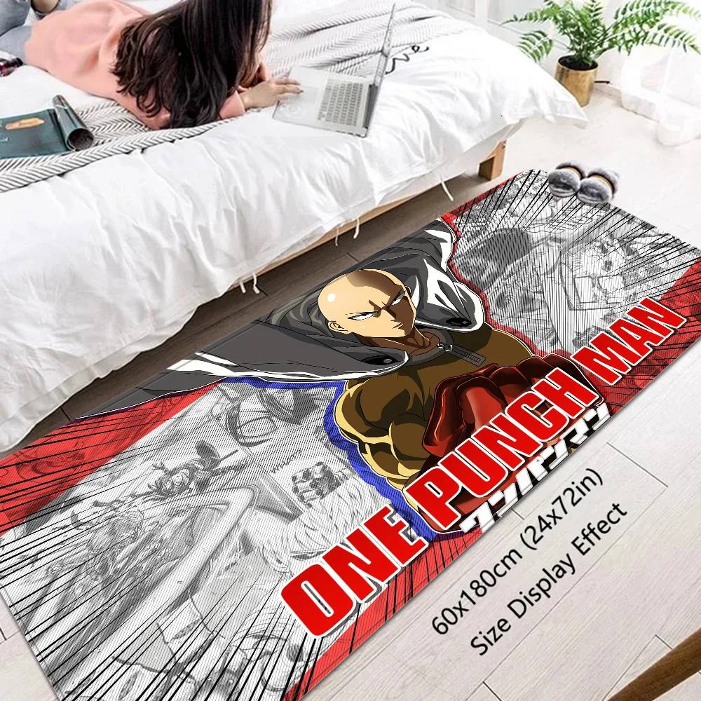 

O-One P-Punch M-Man Floor Mat Entrance Door Mat Rectangle Anti-slip Home Soft Badmat Front Door Indoor Outdoor Mat Toilet Rug