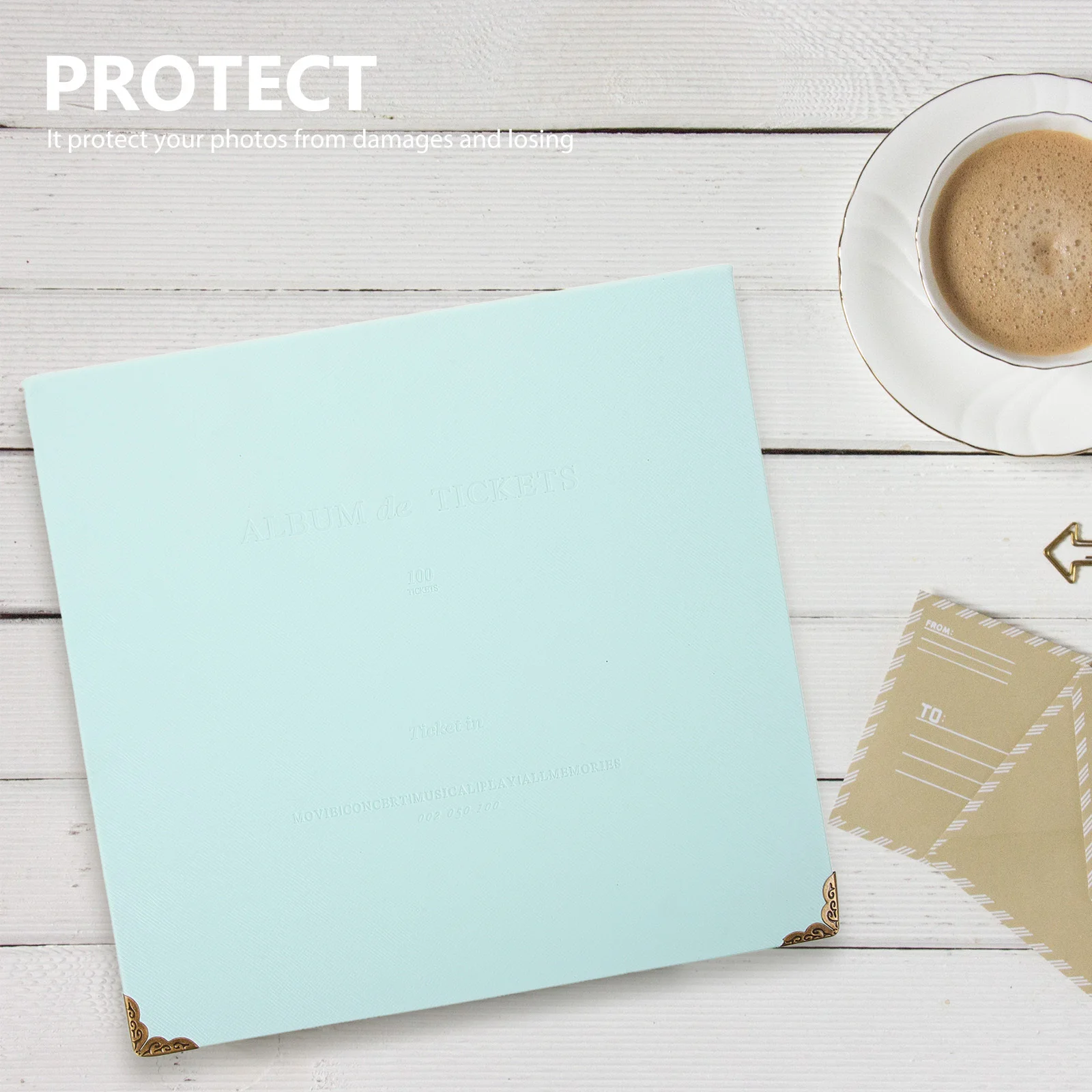 1 قطعة مجموعة فاتورة التذاكر كتاب ضوء استلام المنظم ألبوم الصور تخزين ملاحظة حامل للأفلام تذاكر و #4