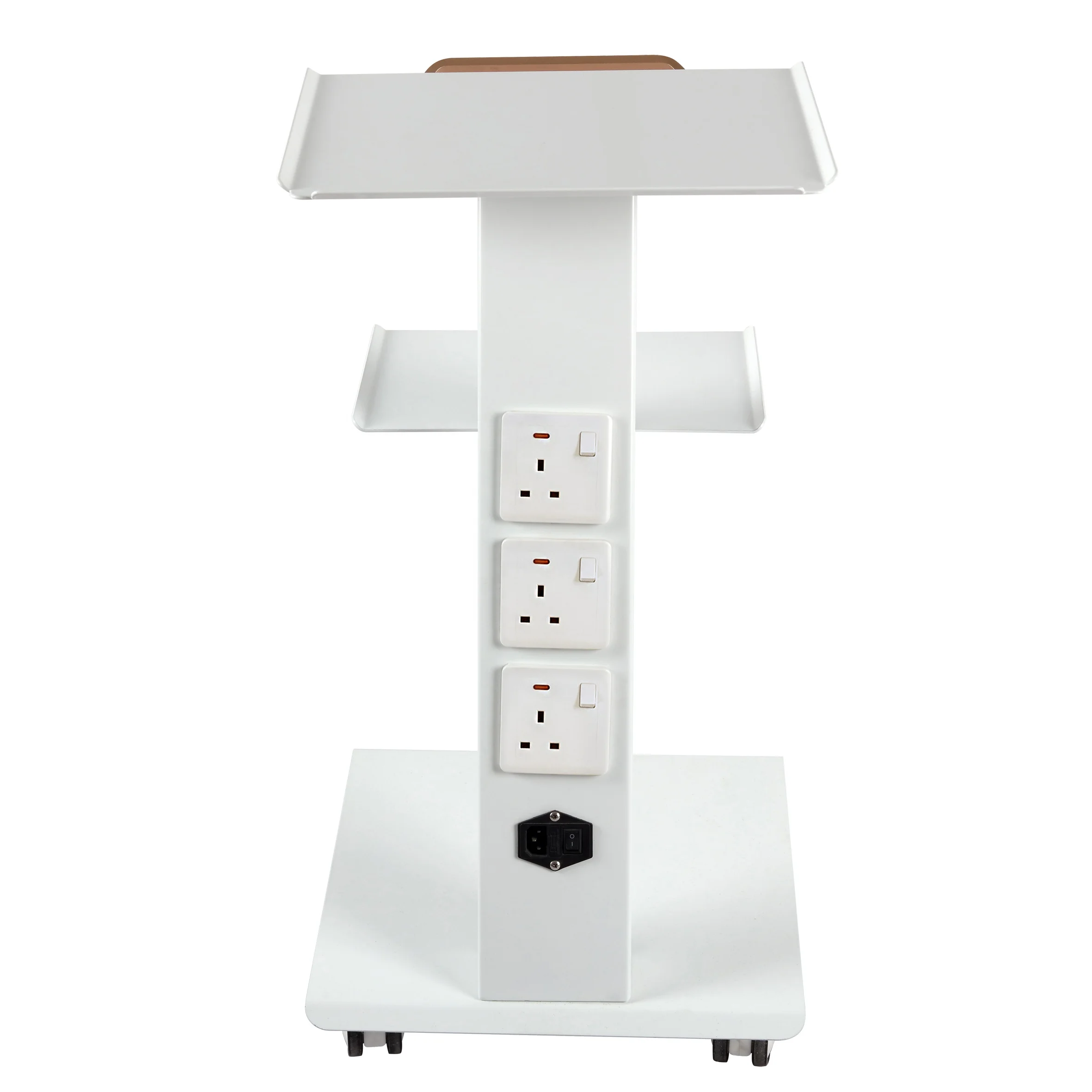 Muti-functional Medical Equipment Customization Dental Instrument Trolley With Socket Tattoo Mobile Hospital Trolley Cart