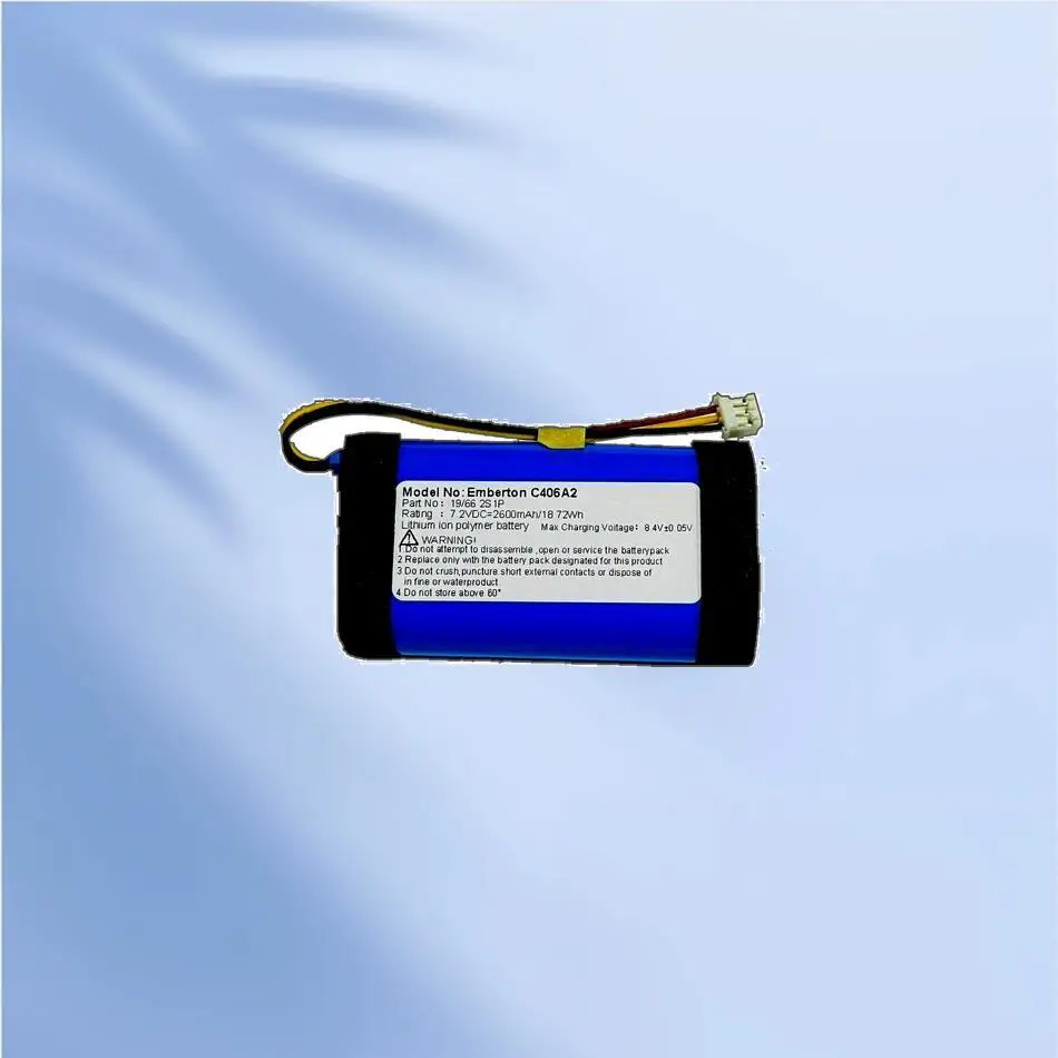 Bateria de substituição EMBERTON C406A2 para alto-falante portátil Marshall Emberton