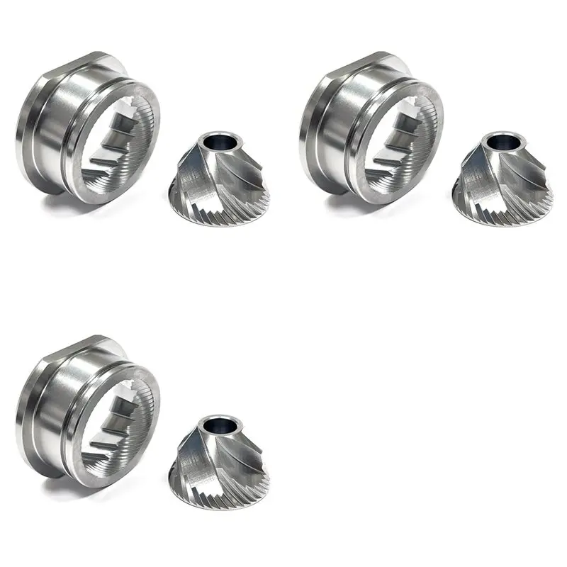 

3X Replacement Stainless Steel Conical Grinder Burr Set, 48Mm Spares Accessories For Saeco Magic / Royal/ Strato-[Frki A79G]