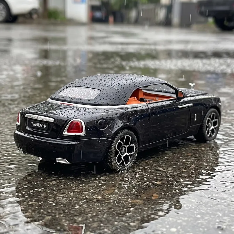 1:24 Rolls Royce Dawn Premium Open Top Grand Tourer Alloy Diecast Model Car Home Trendy & Desktop Display Ornament Birthday Gift