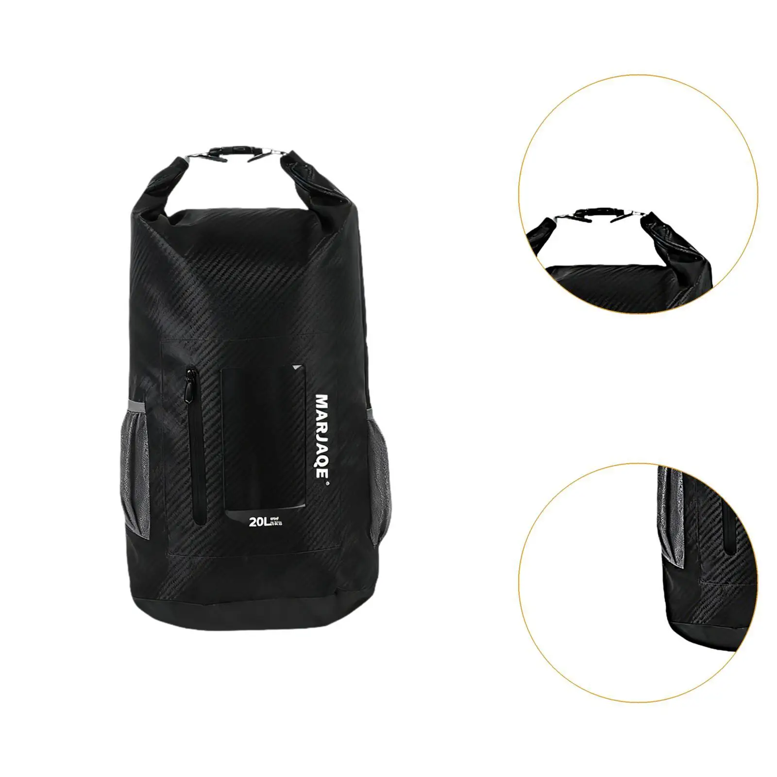 Wasserdichter Packsack mit Rollverschluss, multifunktionaler wasserdichter Rucksack zum Wandern, Schwimmen, Strand, Rafting, Camping