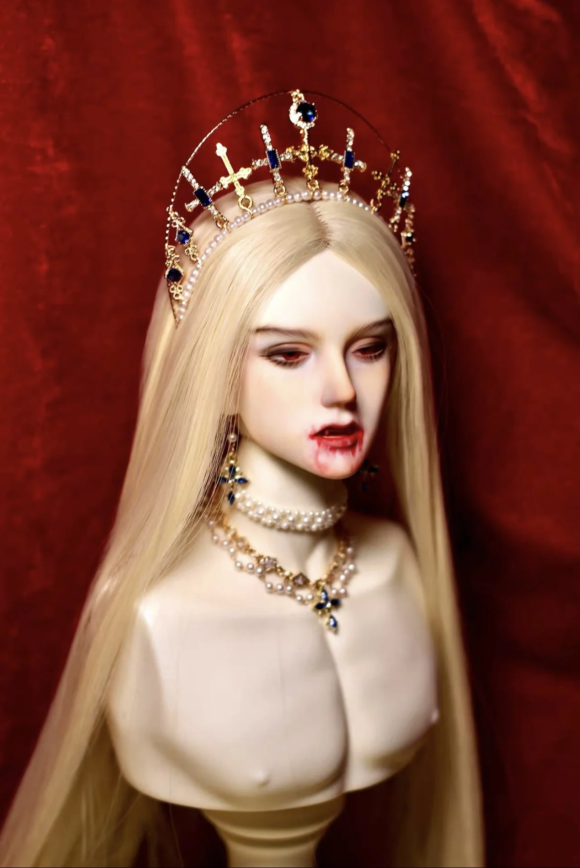 人形アクセサリー頭飾り 1/3 1/4 BJD クラウン送料無料