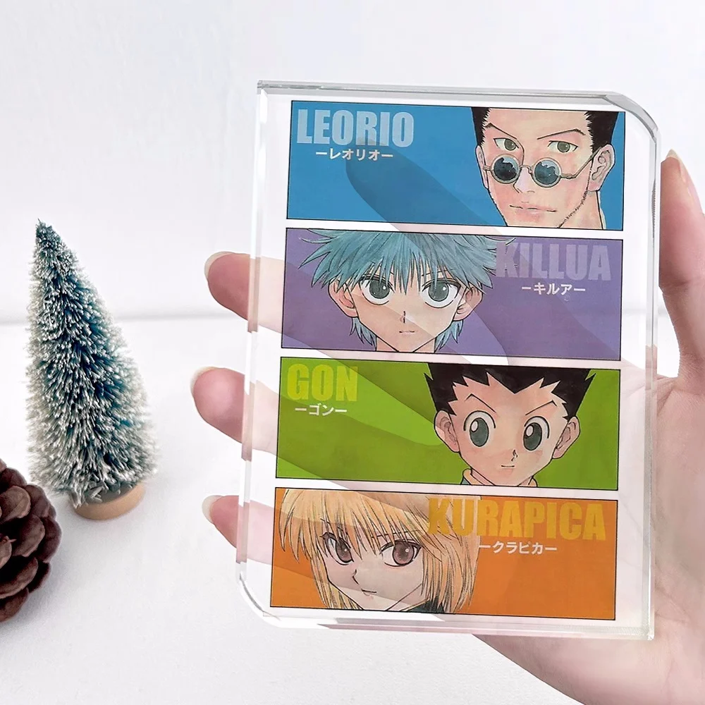 

Anime HUNTERxHUNTER Killua Zoldyck GON·FREECSS 12cm Cosplay Acrylic Figure Transparent Desk Figure Kids Collection Toy 7726