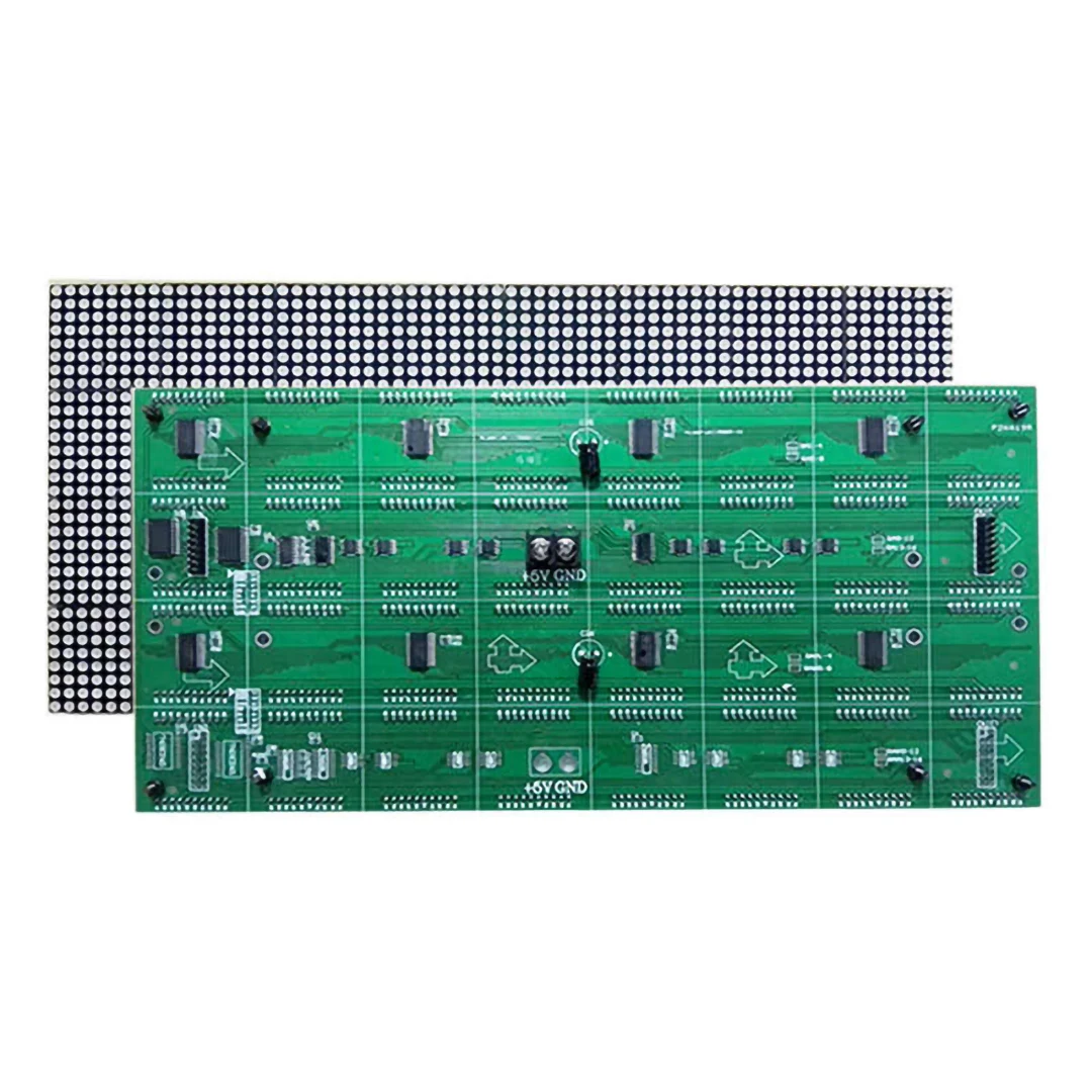 304*152mm 64*32 Pixels Dot Matrix Led Rooster Enkele Kleur Rode Display Module F3.75 LED Module voor installeren LED scherm