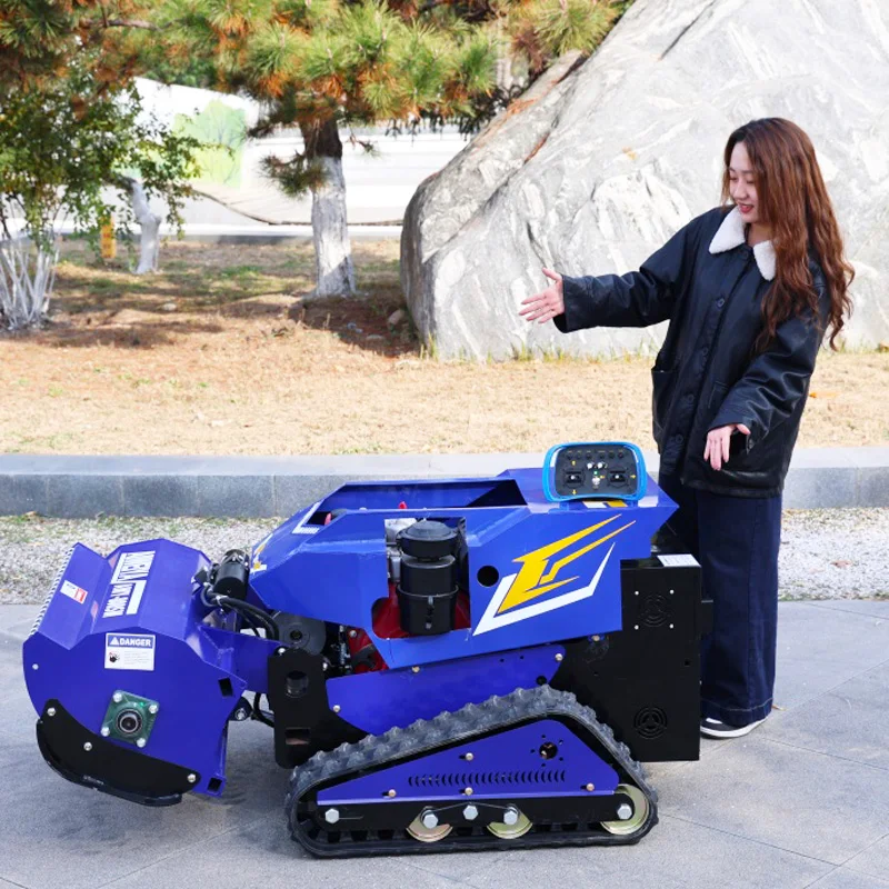 Customized Remote Control Zero Turn Flail Mower – Factory Direct Sales 800-1000mm Cutting Width Lawn Mower