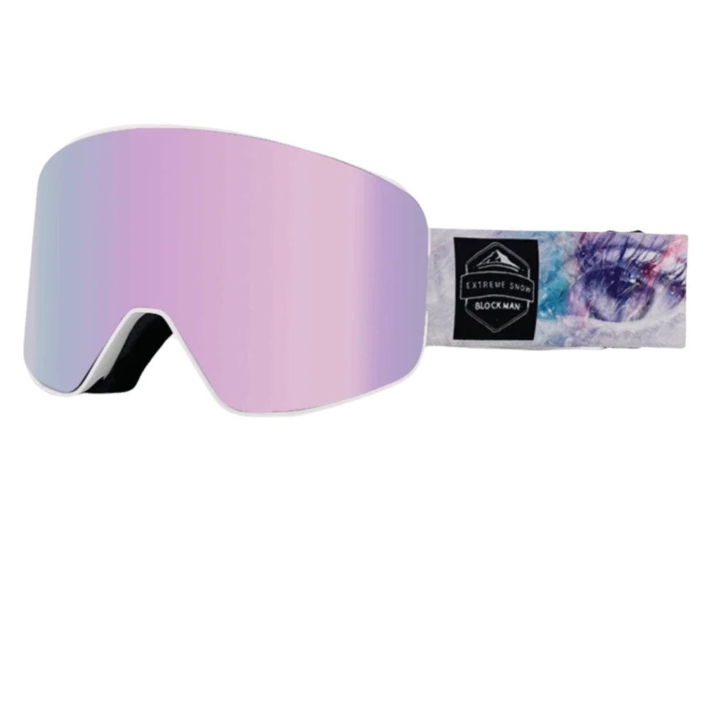 

UV400 Protection Ski Goggles Anti-Fog Full Coating Snowboard Goggles Cylindrical Lens Double Layers Snow Glasses