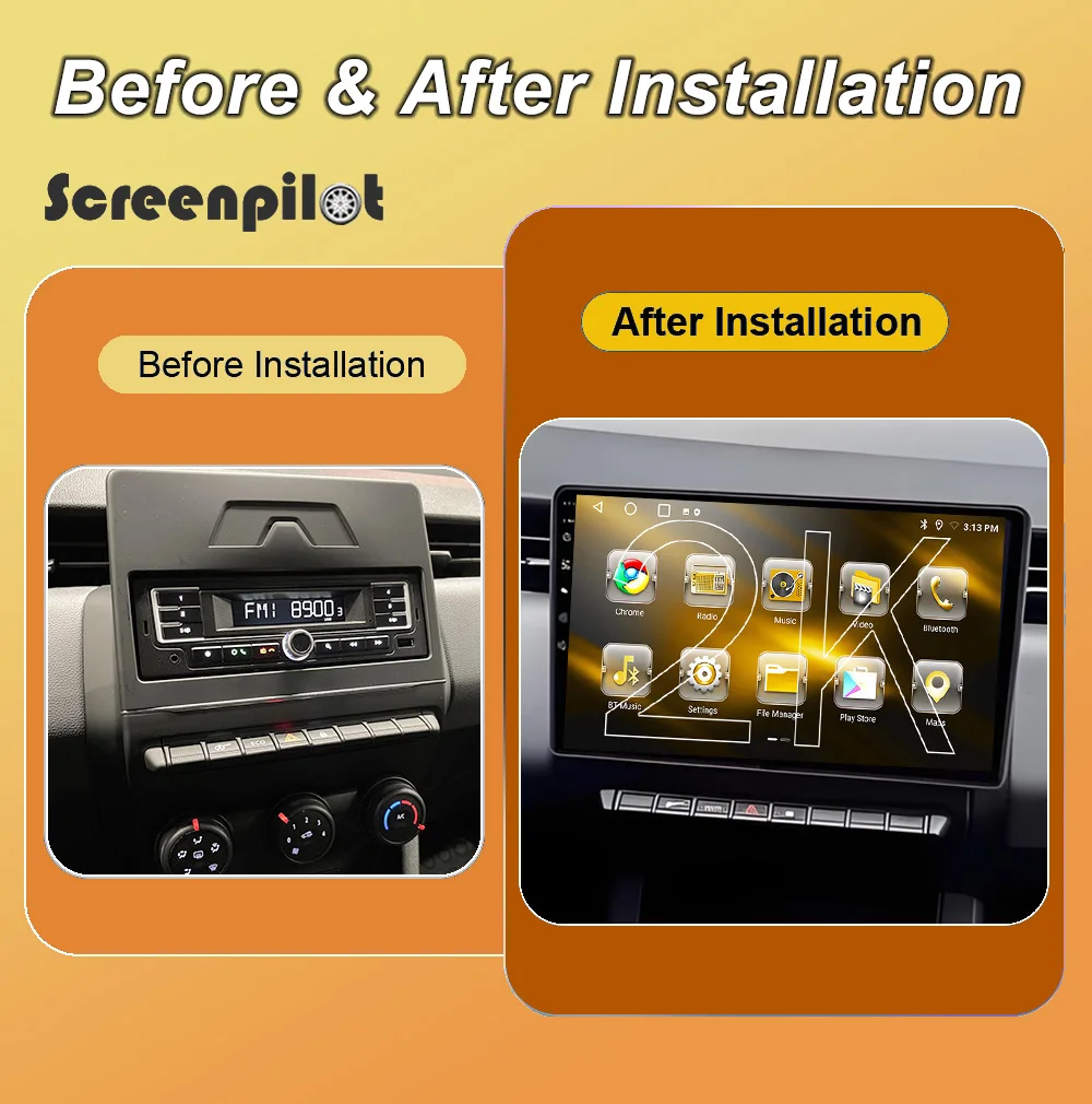 Android 16 For Renault Clio 5 Captur 2 2020 - 2024 Stereo Head Unit Android Auto Carplay Wifi 8 Core 4G 2K QLED GPS BT Wireless