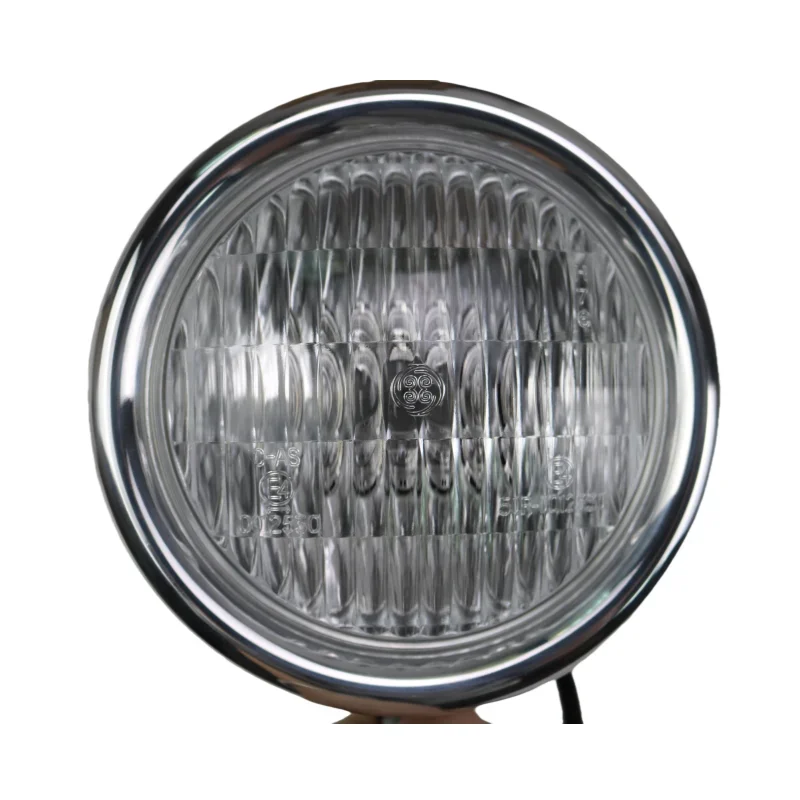 

Chrome Motorcycle Headlight Head Lights Lamp for Harley Kawasaki Suzuki Honda