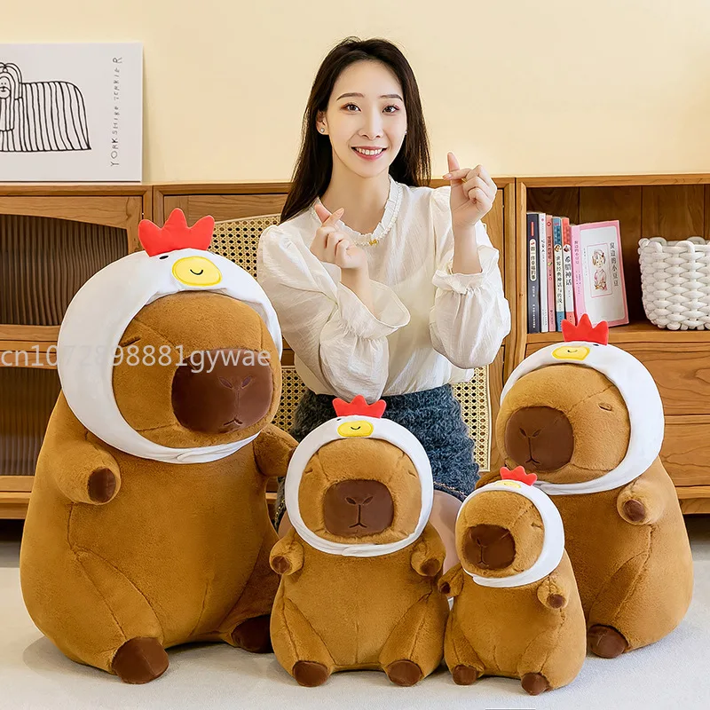 MINISO Capibala Chick Capybara Hat Removable Doll