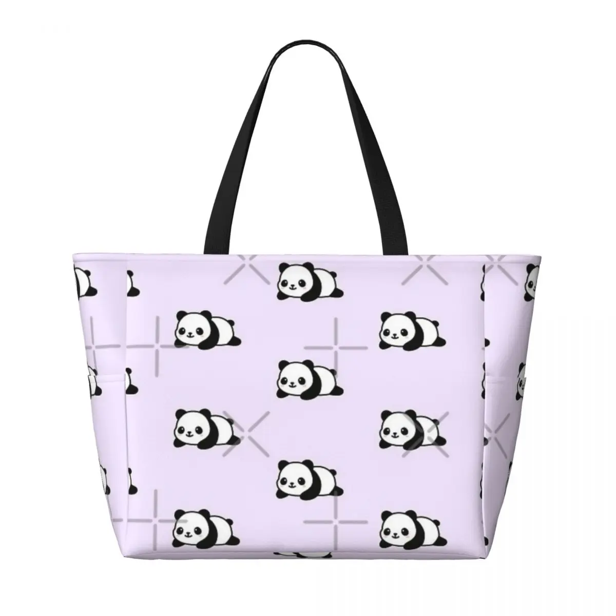 Panda Strand Reisetasche, Einkaufstasche modische Geschenke mit großer Kapazität Geburtstags geschenk Multi-Style-Muster