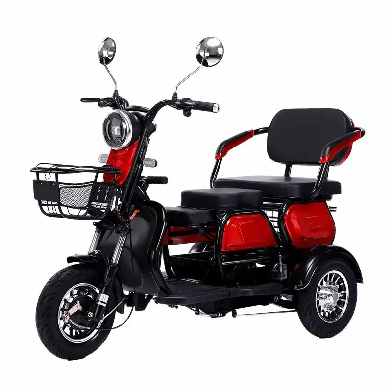 Factory Wholesale Customized Adult Electric Tricycle 3 Wheels Electric Passenger Tricycle