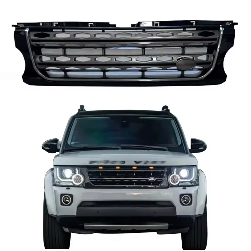 

2014-2016 for Land Rover Discovery 4 Chrome Front Bumper Grille Used Car Accessories in New ABS Plastic Material