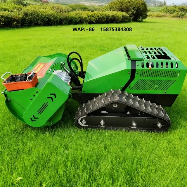 Powered Intelligent zero Turn Lawnmower Suitable for Farms and Orchards Remote Controlled Self Propelled Lawnmower