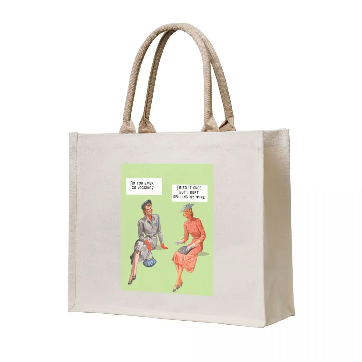 

A funny retro style card Tote Bag Women's handbag Custom bag bag for beach women