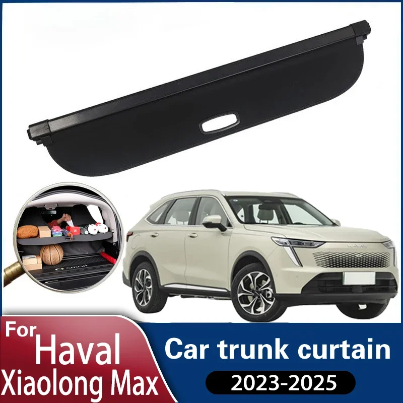 For Haval Xiaolong Max 2023 2024 2025 Max PHEV Hi4 Car Anti-peeping Trunk Rear Rack Partition Shelter Covers Car Accessories