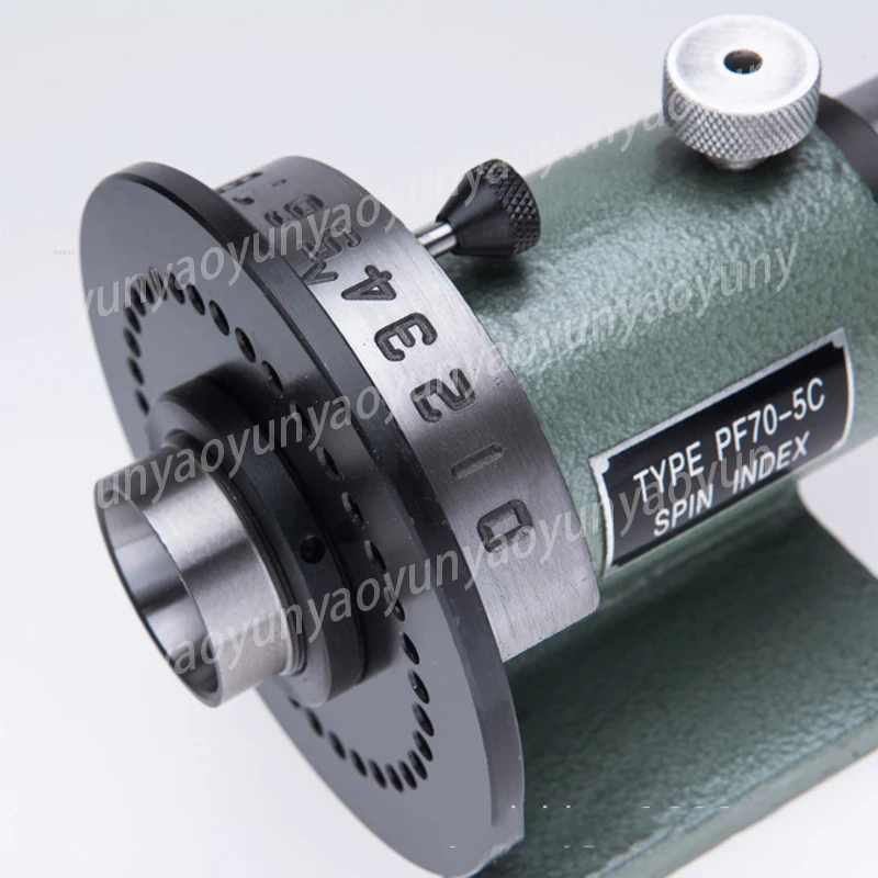 

PF70-5C Indexing Head Holder for Milling Grinder Matching 2-5 Inch Standard Chucks