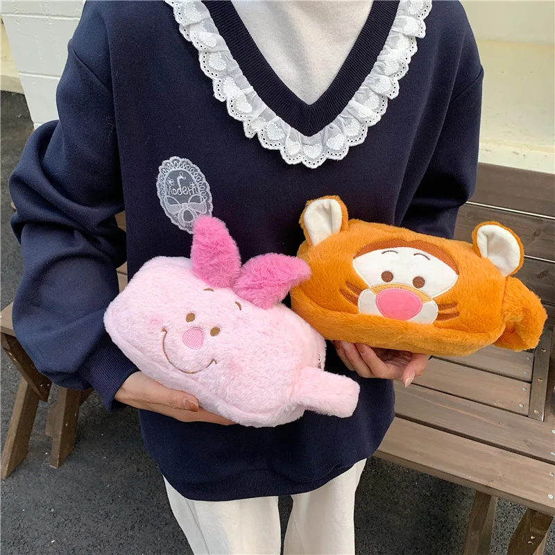 Tigger, Winnie the Pooh, Piglet, Eeyore Cute Creative Cartoon Pattern Large Capacity Storage Makeup Bag and Pencil Case - view 4