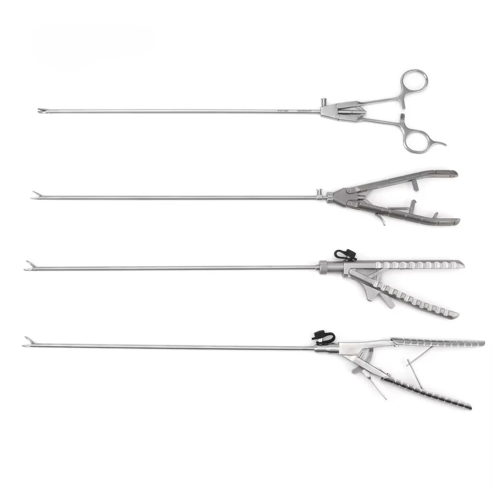 

Лапароскопический иглодержатель 5мм*330мм, типы Heavy/O/A, титановая рукоятка в форме пистолета