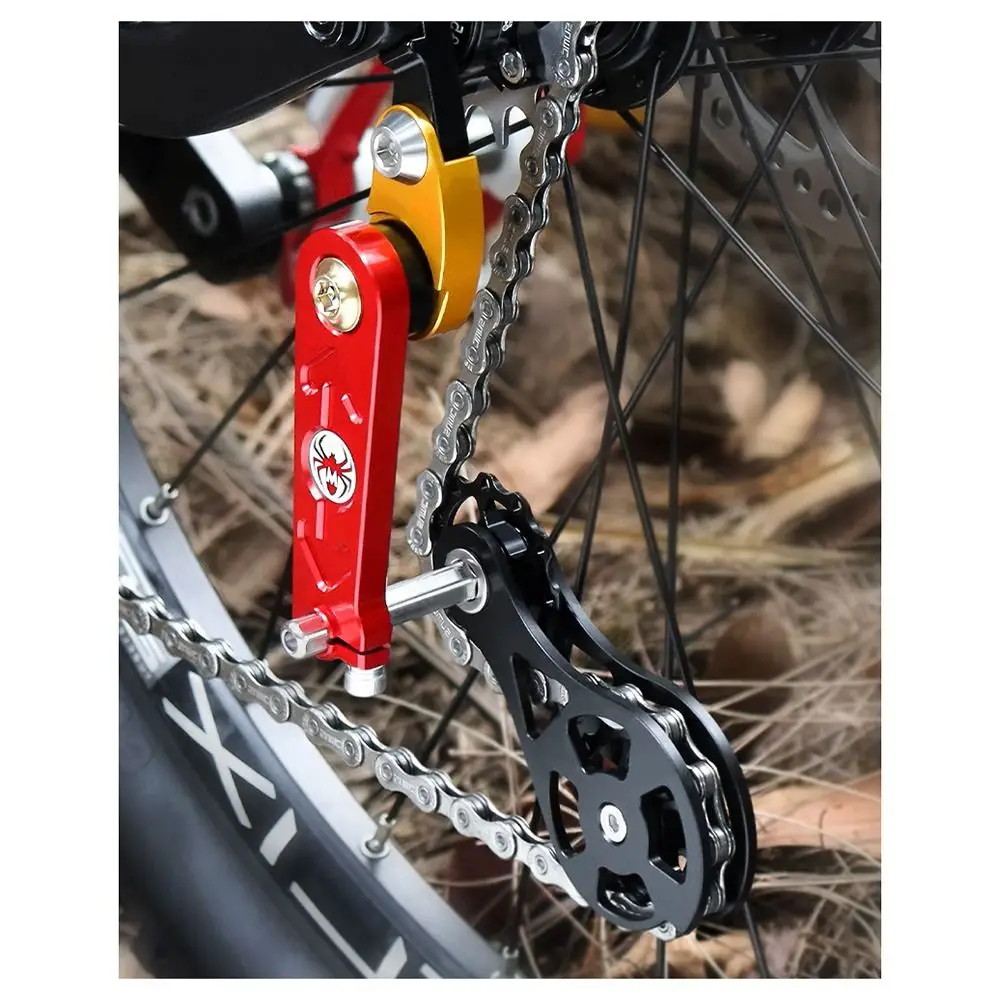 

Accessories Single Speed Chain Tensioner Anti-drop Aluminum Alloy Bicycle Chain Stabilizer Universal Bike Chain Catcher