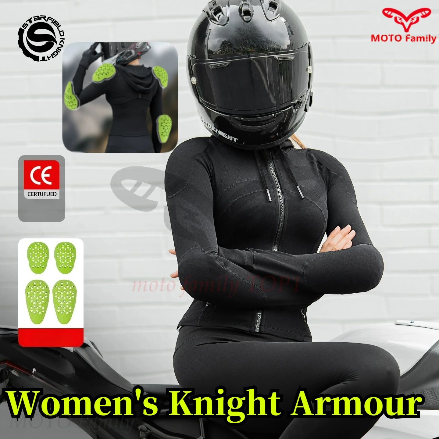 Motorcycle Riding Suit Protective Armor Women Spring Summer Breathable Slim-Fit Ski Protection SKJ870 moto cross Armor