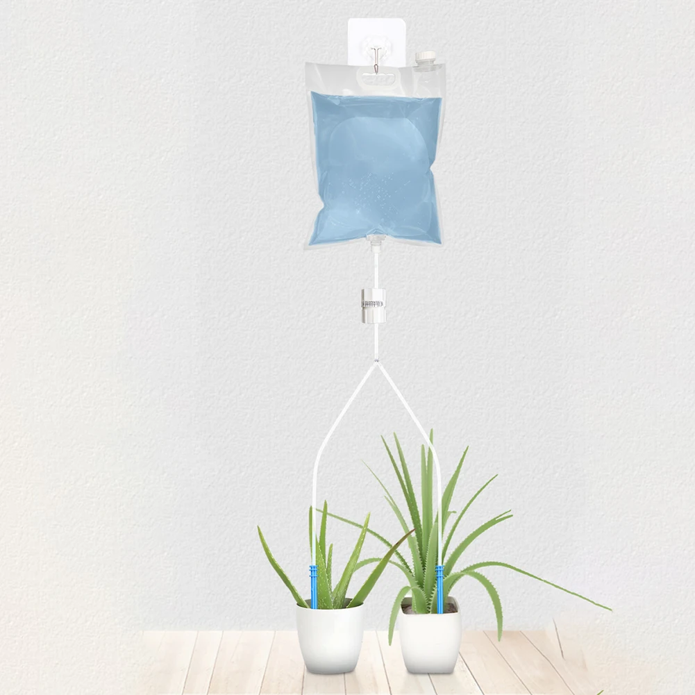 3 5L Automatic Watering Bag with Independent Flow Control Valve Delivers Moisture for Plants Up to For 30 Days Without Refilling