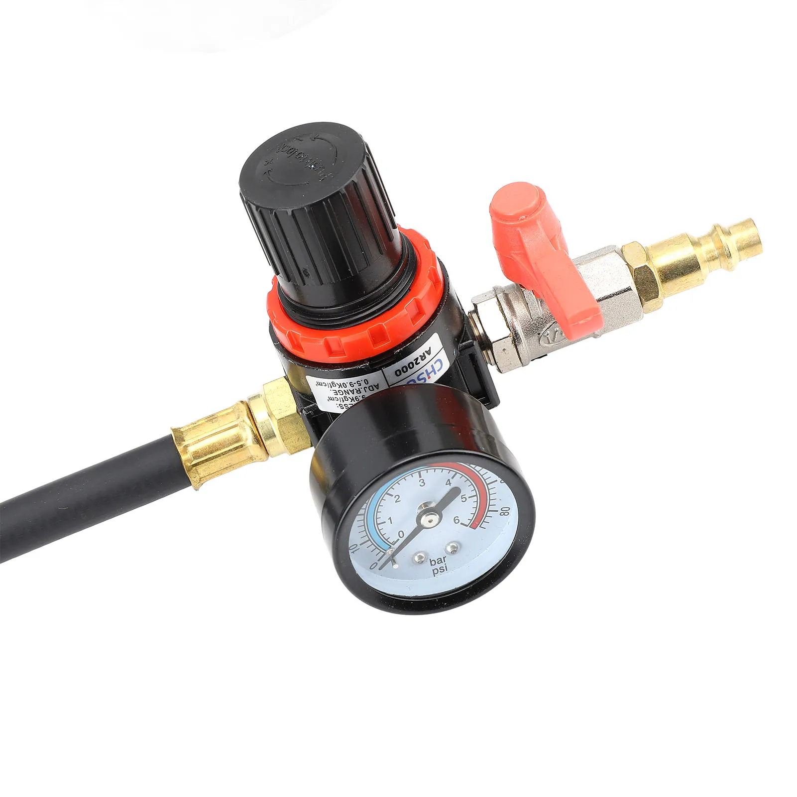 1 Set Turbo Air Pressure Hose Leaks Test Easy Troubleshooting Turbo Leak Pressure Tester Tool with Stepped Adapters for Vehicle