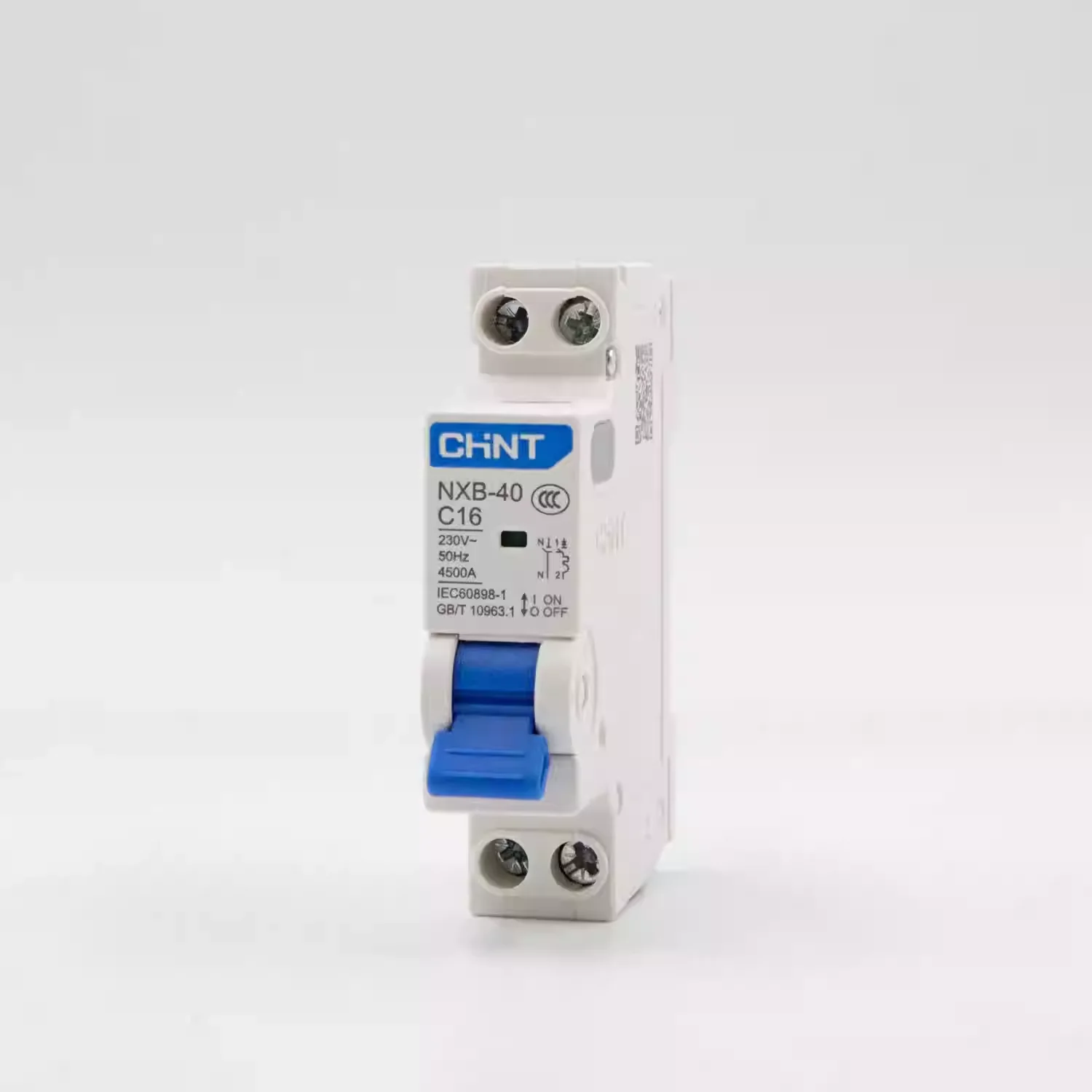 CHINT Miniature Circuit Breaker NXB-40 DPN 1P+N 6A 10A 16A 20A 25A 32A 40A 220V 230V 50HZ Dual-line Air Switch