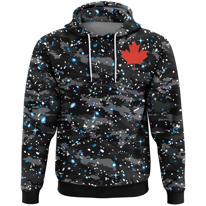 New Canada Maple Leaf Graphic Hoodies 3d Print Men Women Oversize Polynesia Sweatshirts Fashion Kid Sports Pullover Y2k Clothes