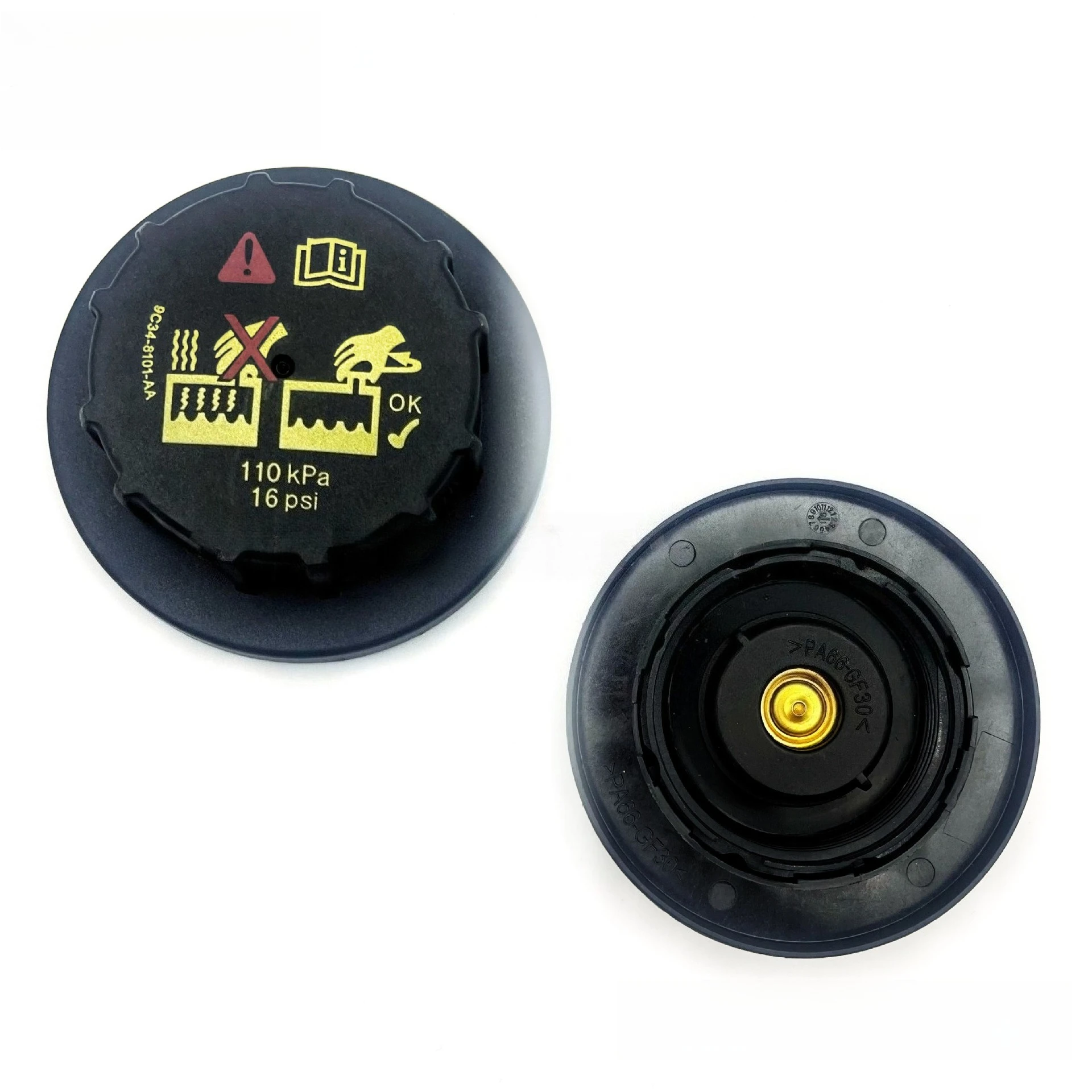 Replacement Coolant Overflow Bottle Cap for Ford 6.0L For Powerstroke Diesel 9C3Z8101B 9C348101AA for OEM Compatible with for