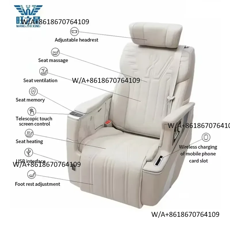 Electric Auto Sprinter Van Vip Captain Seats Class Modified Car Seats New Product Alphard Electric Vip Captain Seat