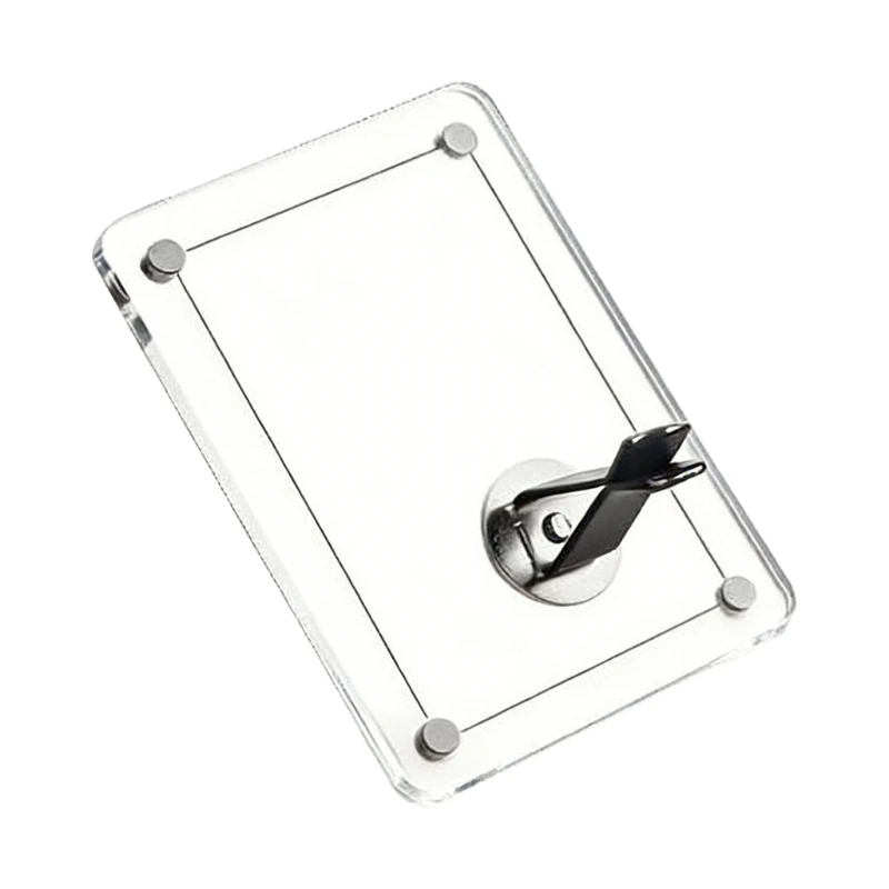 Acrylic Photo Frame for Car Sunvisor Simple Setup No Tools Needed for Displaying and Organizing Small Items Sec