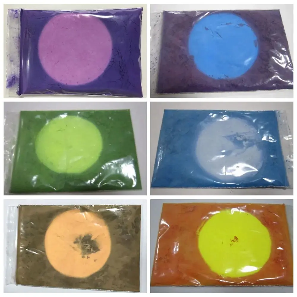 Thermochromic Temperature Pigment Powder 31℃ Heat Sensitive DIY Color Changing Pigment for Resin Nail Polish Fabric Art Casting