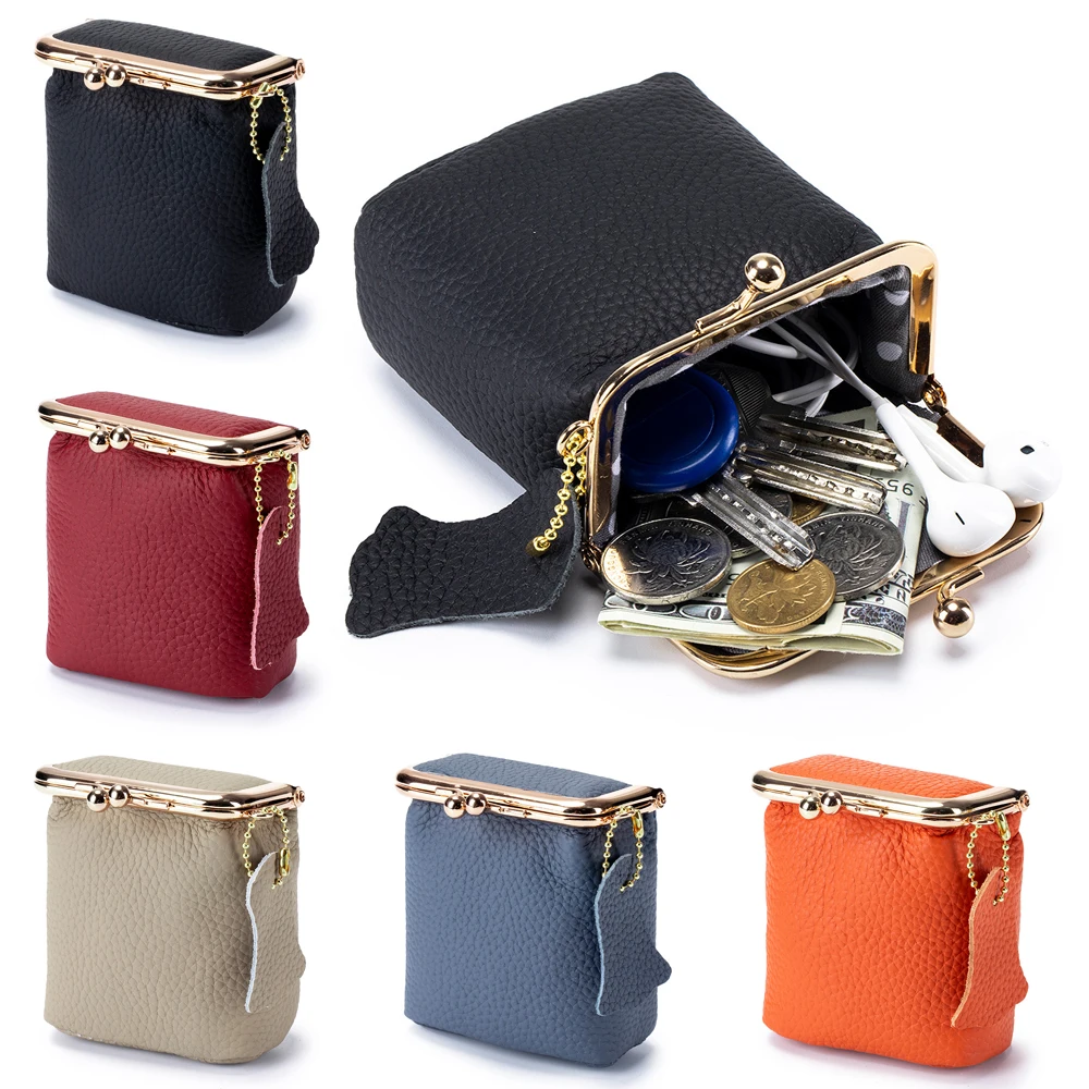 

Высококачественный портативный чехол для помады из натуральной кожи, мягкая косметичка, мини-футляр для ключей