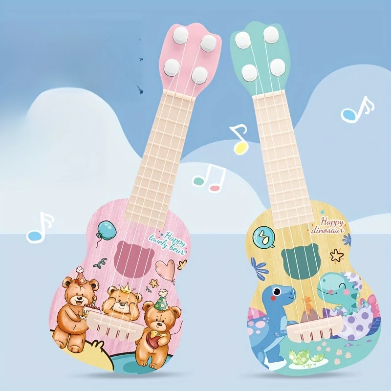 Mini version children's music toy guitar and string instrument toy, ideal toy for ukulele toys puzzle education