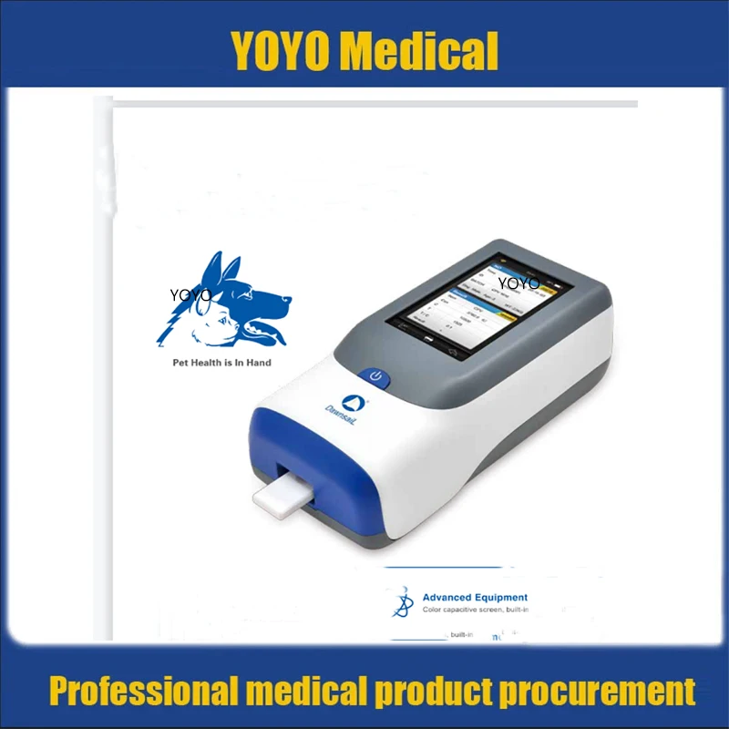 

Clinical Medical Portable Automatic Dog Animals Veterinary Rapid Test Poct Fluorescence Immunoassay Analyzer